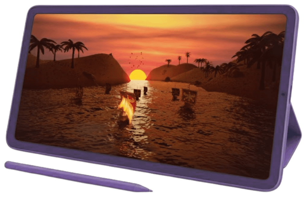 3D animation cinematics cutscene showing sailing ships at sunset