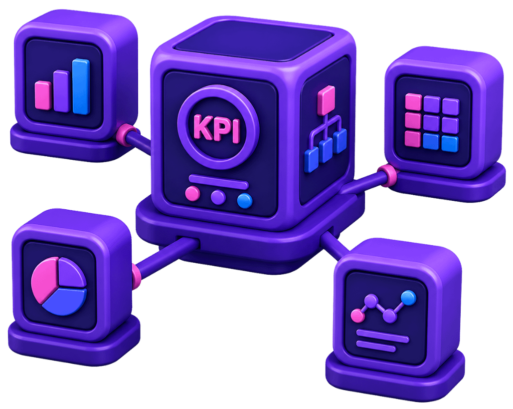 Data visualization KPI framework and metrics architecture services