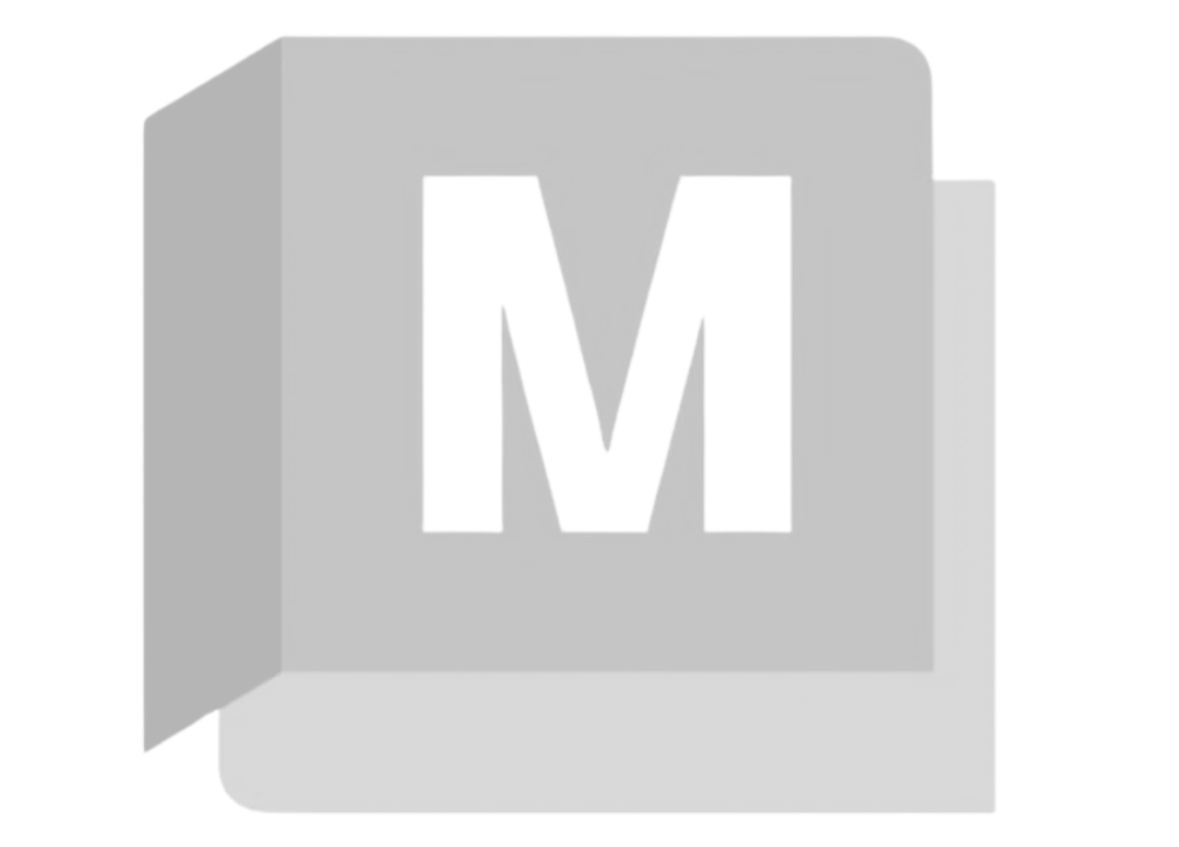Professional 3D modeling software icon for games character rigging and animation production