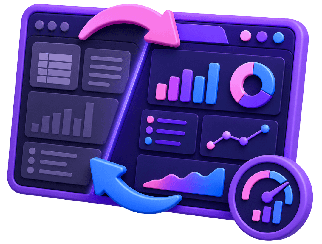 Data visualization BI platform migration and optimization services