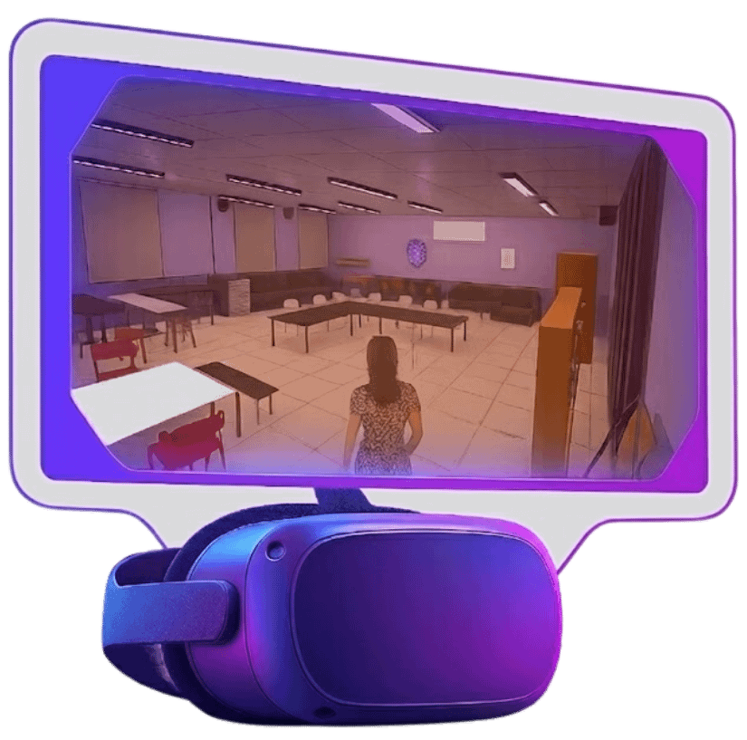 Virtual reality classroom simulation environment