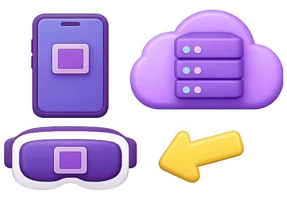 XR cloud infrastructure with streaming capabilities