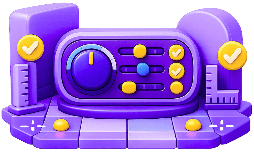 MR testing and calibration in physical environment