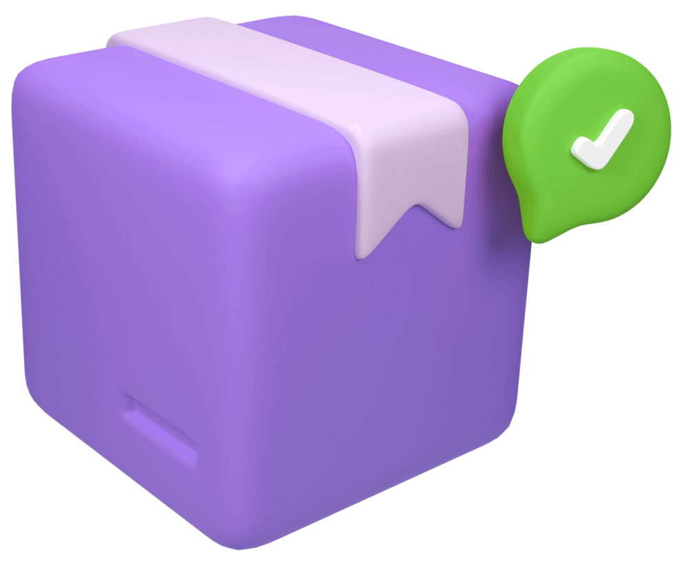 3D animation review iteration final delivery with approved package icon