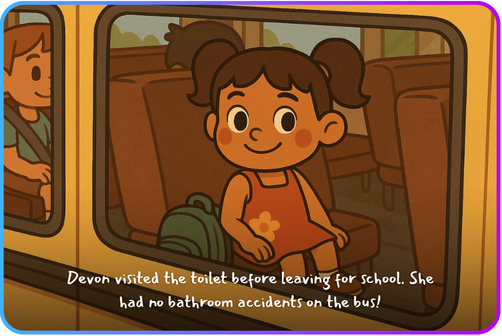Educational Game Learning Outcome 02 Bladder Defender, an educational game focusing on the importance of timely bathroom breaks 02