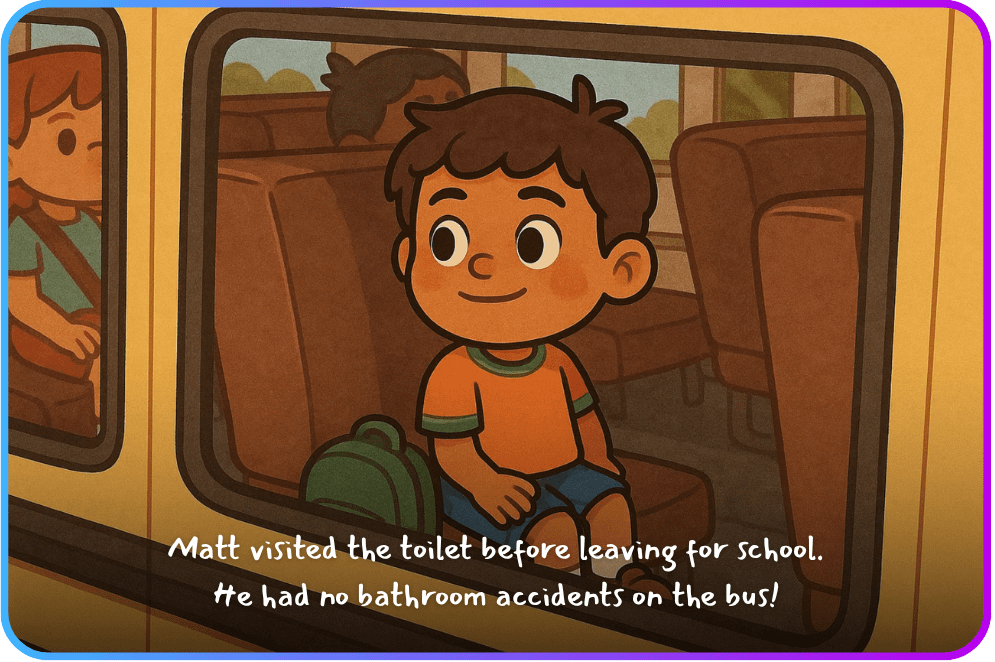 Educational Game Learning Outcome 01 Bladder Defender, an educational game focusing on the importance of timely bathroom breaks 01