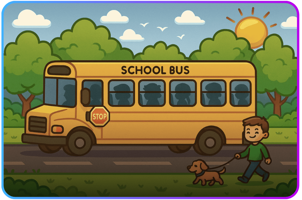 Algoryte educational game school bus