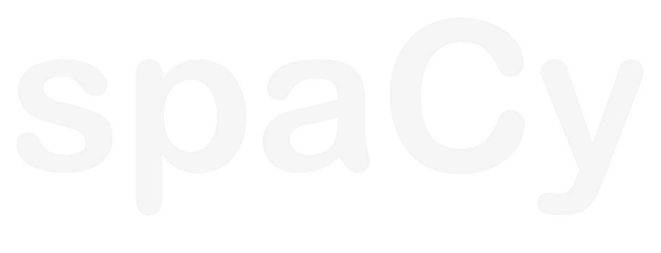 spaCy natural language processing