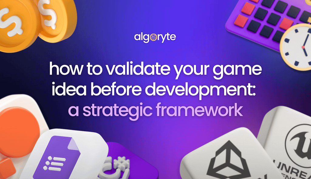 Game design document with core game mechanics, target audience, and validation criteria for game development