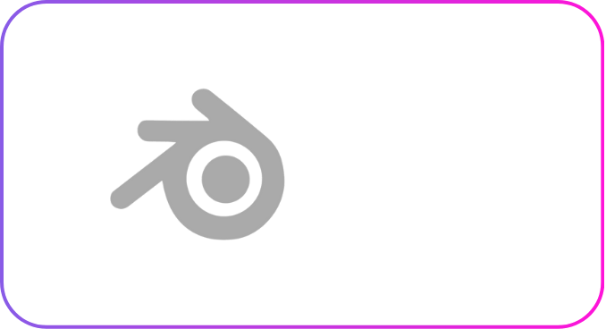 3D modeling and animation software icon for game art character and environment creation