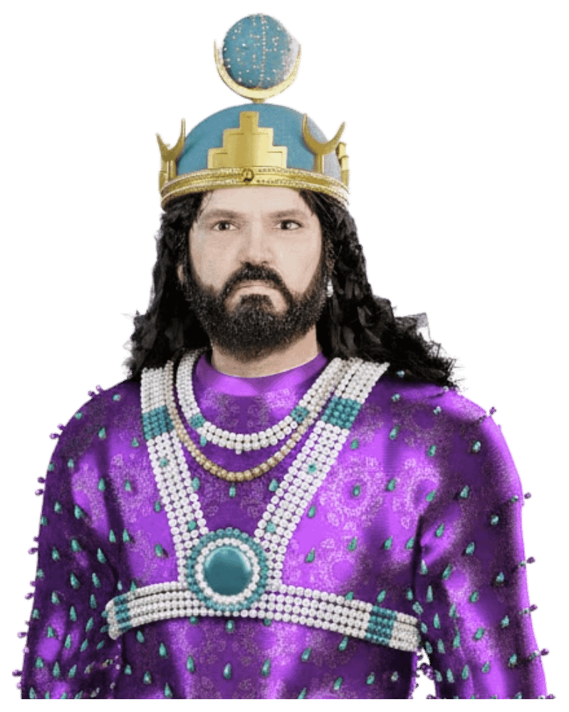 A Persian photorealistic game character