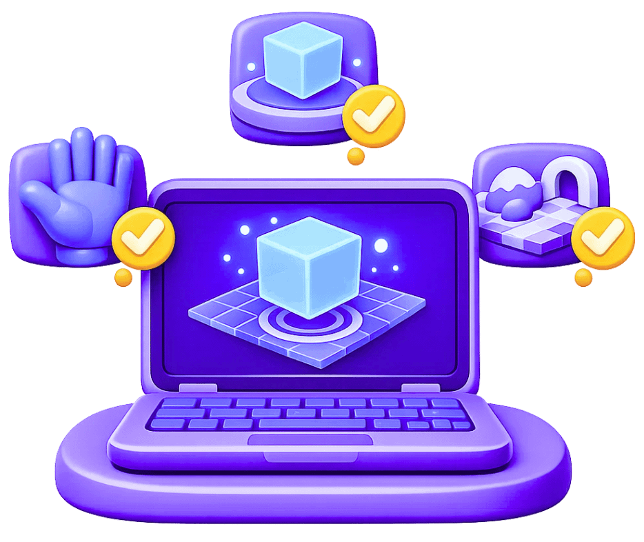 MR interaction prototyping with gesture controls and interface testing