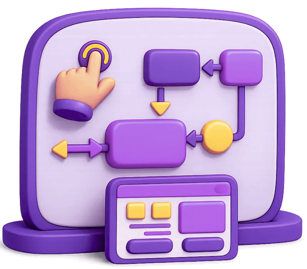 VR/AR/MR/XR Development Services 9 Augmented reality and virtual reality interaction design showing user flow diagram with hand gesture controls and interface wireframe