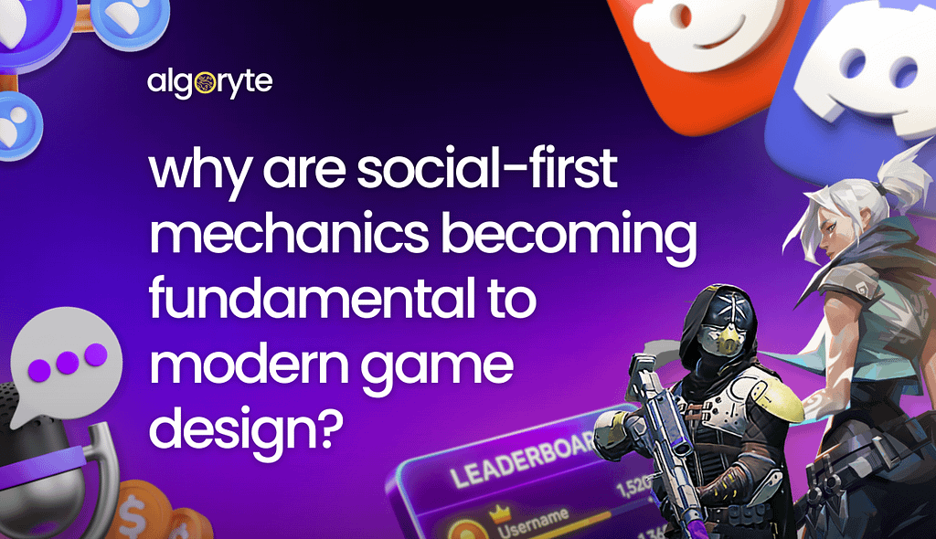 Game mechanics tutorial featuring diverse game characters and UI elements demonstrating how to teach gameplay without breaking immersion