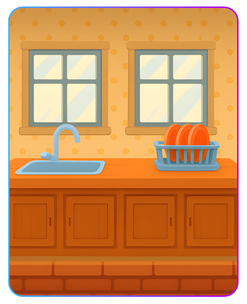 Bladder Defender, an educational game made with 2D flat art