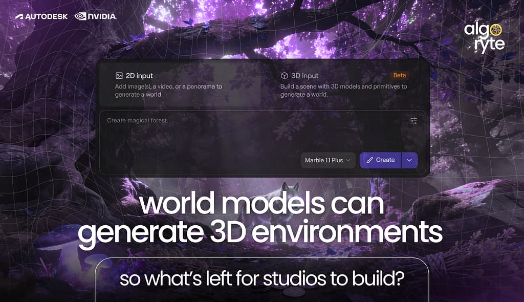 World Models Can Generate 3D Environments - So What's Left for Studios to Build? 1 World Models