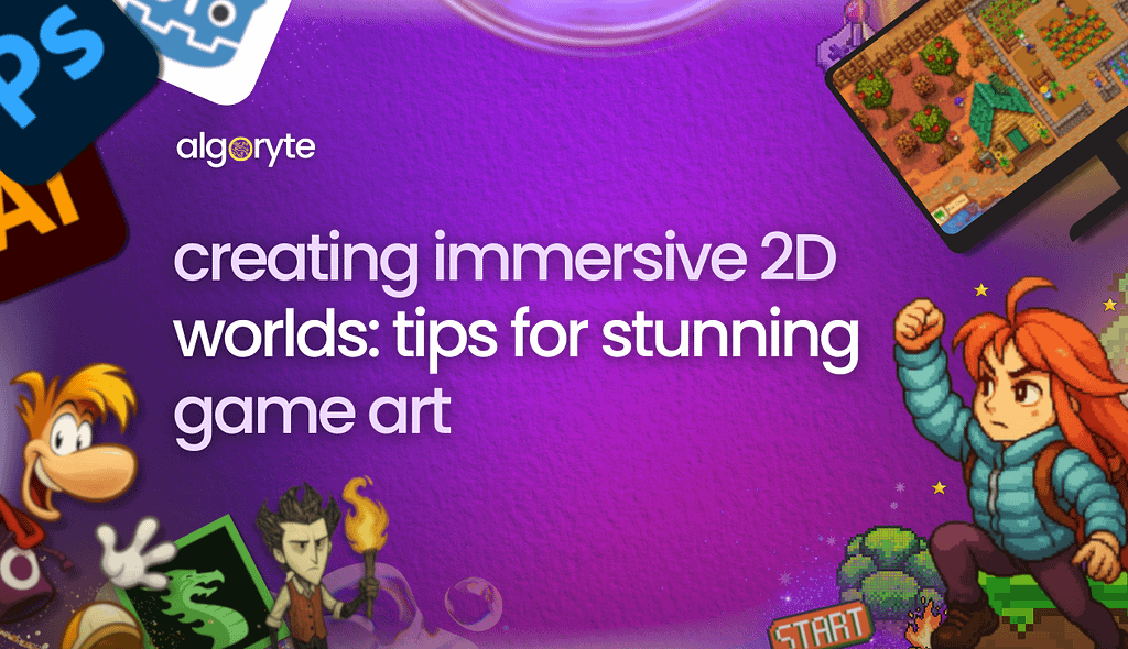 Creating immersive 2D art