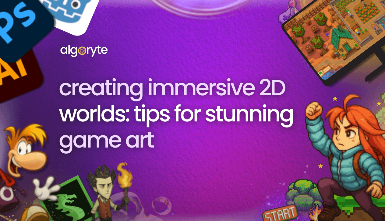 Creating immersive 2D art